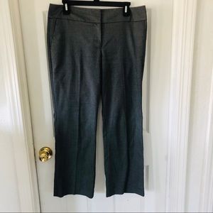 ANN TAYLOR signature grey career wear stretch dress pants size 8